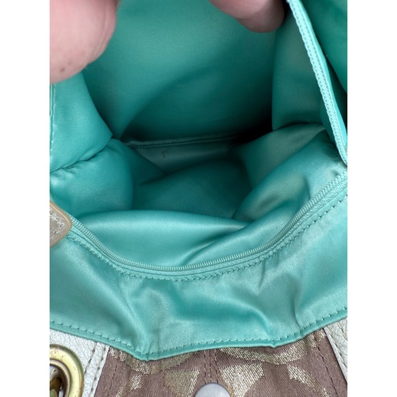 Coach Hampton Signature‎ C Logo Tote + Matching Wallet - Picture 8 of 16